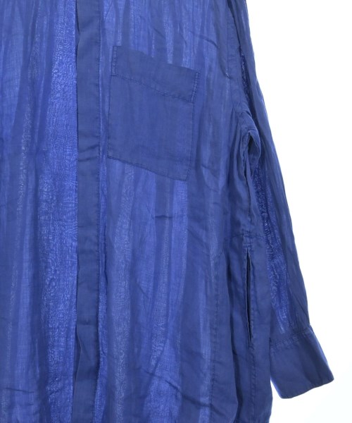 MACPHEE（マカフィー）シャツワンピース 青 サイズ:36(M位) レディース/2200632071081