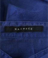 MACPHEE（マカフィー）シャツワンピース 青 サイズ:36(M位) レディース/2200632071081