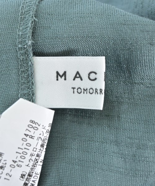 MACPHEE（マカフィー）スラックス 緑 サイズ:34(S位) レディース/2200616027141