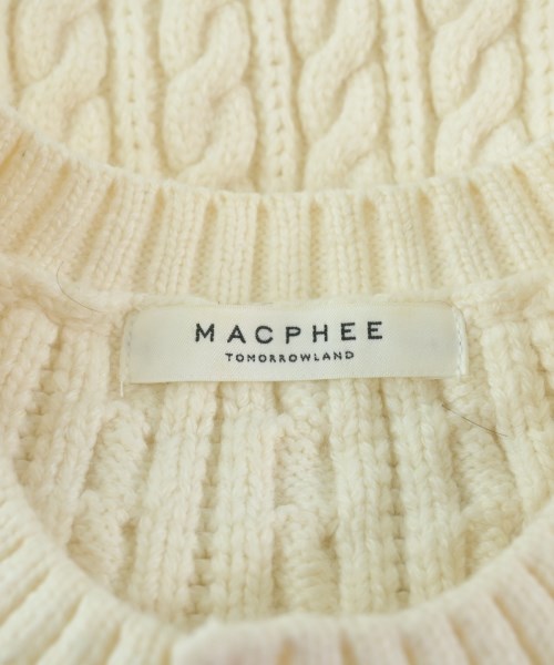 MACPHEE（マカフィー）カーディガン 白 サイズ:S レディース/2200617311133
