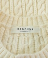 MACPHEE（マカフィー）カーディガン 白 サイズ:S レディース/2200617311133