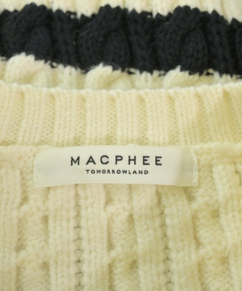 MACPHEE（マカフィー）カーディガン 白 サイズ:S レディース/2200632423057