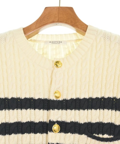 MACPHEE（マカフィー）カーディガン 白 サイズ:S レディース/2200632423057