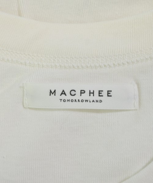 MACPHEE（マカフィー）タンクトップ 白 サイズ:S レディース/2200586229026