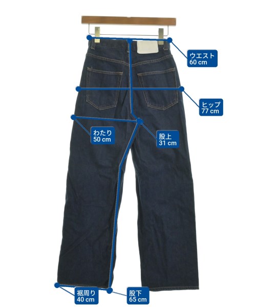 MACPHEE（マカフィー）デニムパンツ 紺 サイズ:32(XS位) レディース/2200586229101