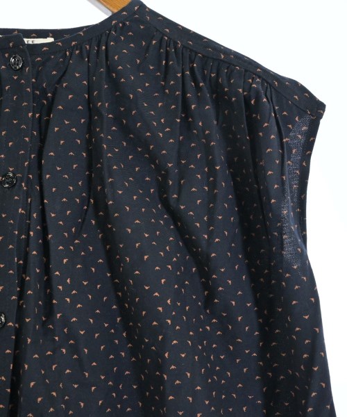 MACPHEE（マカフィー）ブラウス 紺 サイズ:S レディース/2200618355099