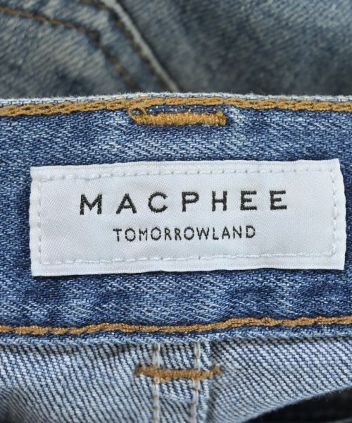 MACPHEE（マカフィー）デニムパンツ 青 サイズ:32(L位) レディース/2200617187110