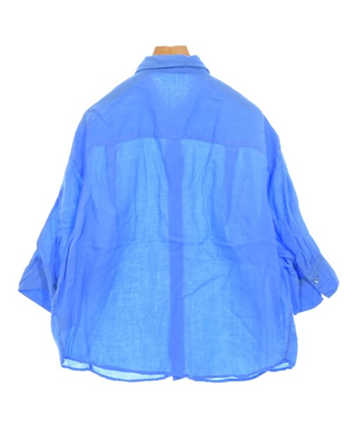 MACPHEE（マカフィー）カジュアルシャツ 青 サイズ:36(M位) レディース/2200616766378