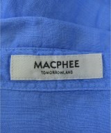 MACPHEE（マカフィー）カジュアルシャツ 青 サイズ:36(M位) レディース/2200616766378