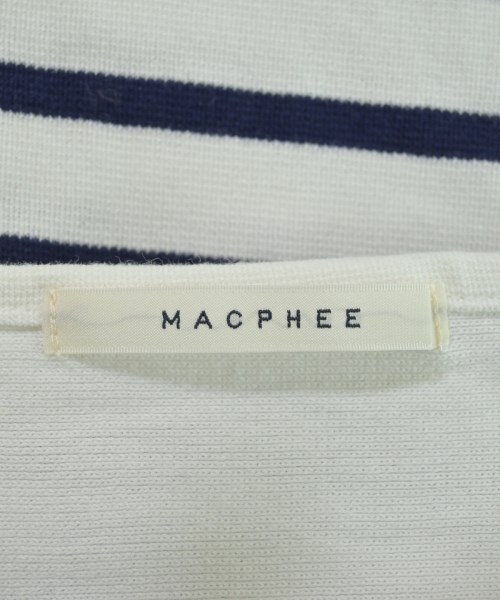 MACPHEE（マカフィー）Tシャツ・カットソー 白 サイズ:S レディース/2200618691210