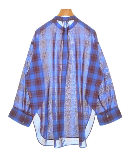 MACPHEE（マカフィー）カジュアルシャツ 青 サイズ:36(M位) レディース/2200633838072