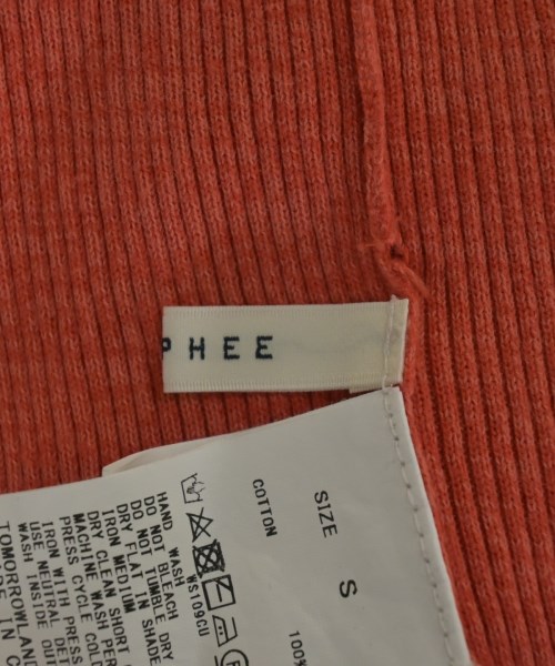 MACPHEE（マカフィー）カーディガン 赤 サイズ:S レディース/2200617656043