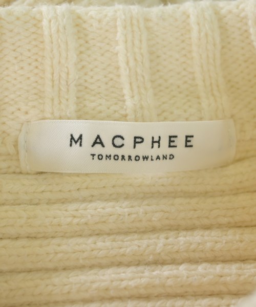 MACPHEE（マカフィー）ニット・セーター 白 サイズ:S レディース/2200630129012