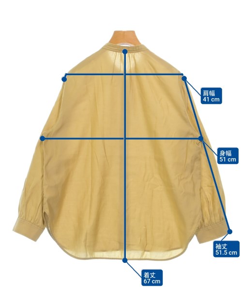 MACPHEE（マカフィー）カジュアルシャツ ベージュ サイズ:36(M位) レディース/2200630650103