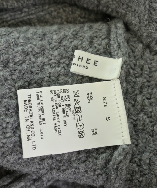 MACPHEE（マカフィー）ニット・セーター グレー サイズ:S レディース/2200609897027