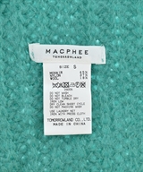 MACPHEE（マカフィー）マフラー 青 サイズ:- レディース/2200609897102