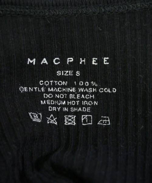 MACPHEE（マカフィー）キャミソール 黒 サイズ:S レディース/2200606011105
