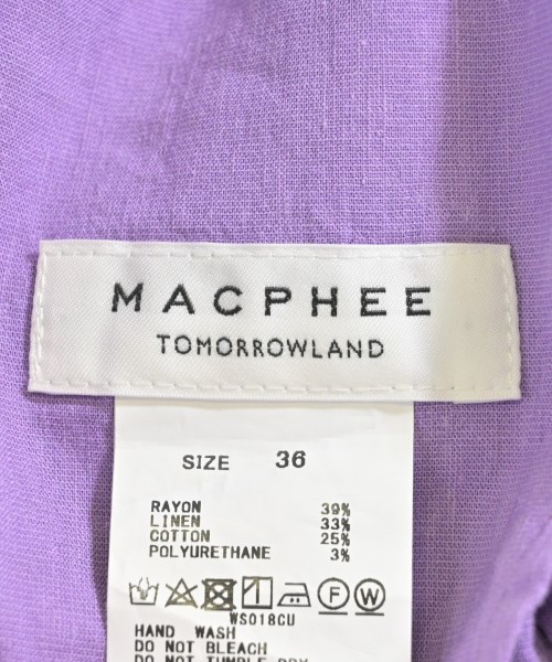 MACPHEE（マカフィー）その他 紫 サイズ:36(M位) レディース/2200607395020