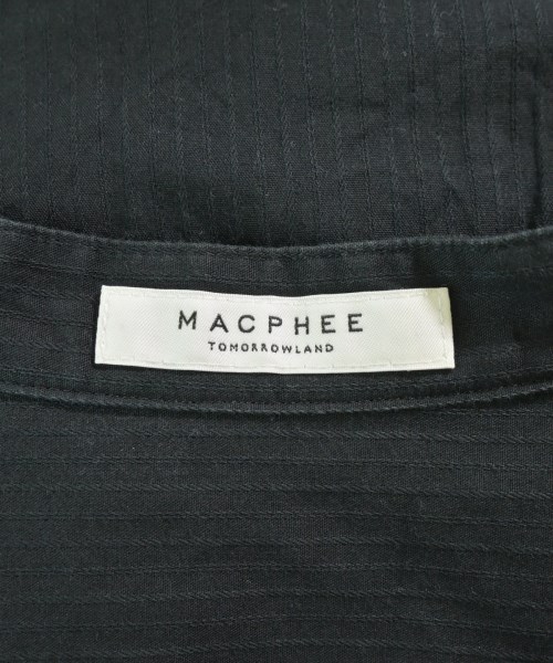 MACPHEE（マカフィー）カジュアルシャツ 黒 サイズ:36(M位) レディース/2200608698045