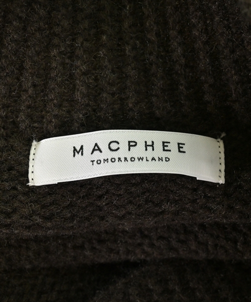 MACPHEE（マカフィー）カーディガン 茶 サイズ:S レディース/2200608011073