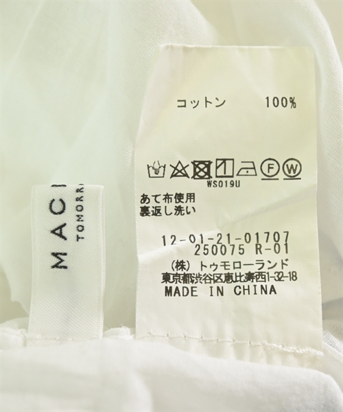 MACPHEE（マカフィー）ブラウス 白 サイズ:36(M位) レディース/2200609521069
