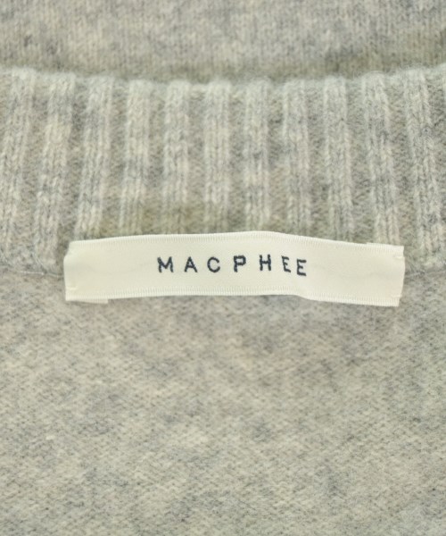 MACPHEE（マカフィー）ニット・セーター グレー サイズ:S レディース/2200612733282