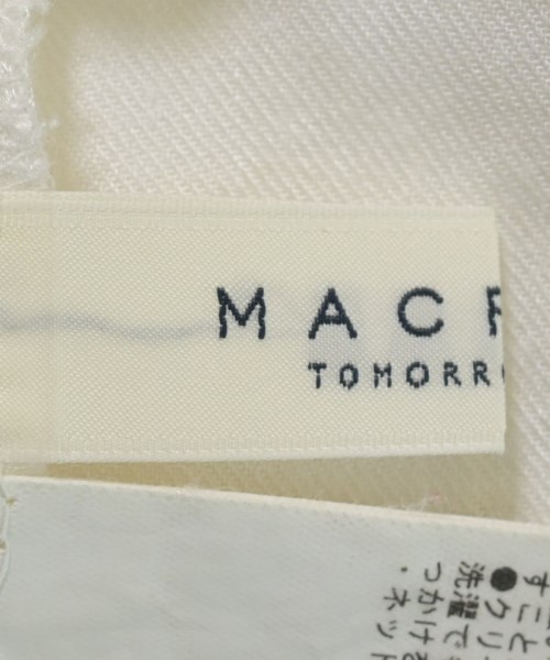 MACPHEE（マカフィー）カジュアルシャツ 白 サイズ:36(M位) レディース/2200610069123