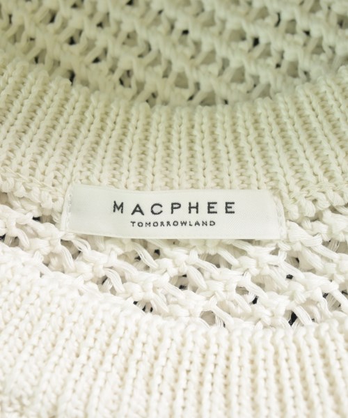 MACPHEE（マカフィー）ニット・セーター 白 サイズ:S レディース/2200610725135