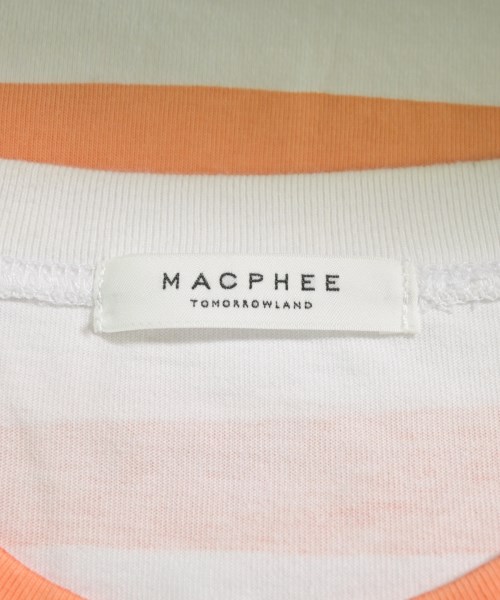 MACPHEE（マカフィー）Tシャツ・カットソー オレンジ サイズ:S レディース/2200610725142