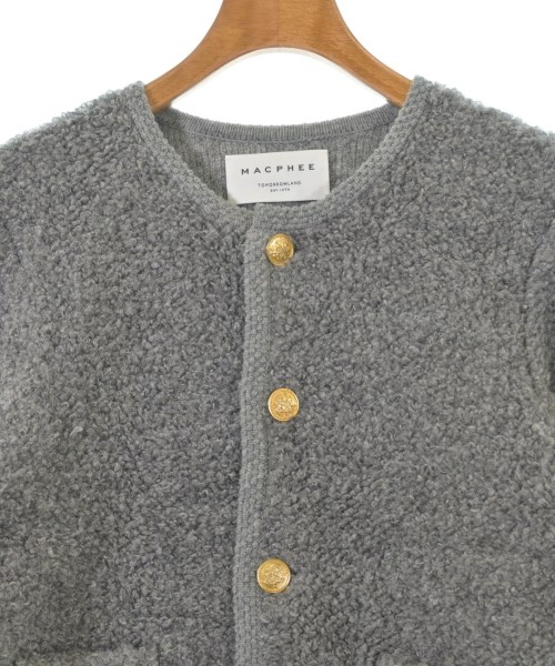MACPHEE（マカフィー）カーディガン グレー サイズ:S レディース/2200612540033