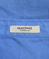 MACPHEE（マカフィー）カジュアルシャツ 青 サイズ:36(M位) レディース/2200612540057