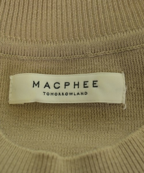 MACPHEE（マカフィー）ニット・セーター ベージュ サイズ:S レディース/2200616620106