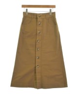 MACPHEE（マカフィー）ロング・マキシ丈スカート 茶 サイズ:36(M位) レディース/2200614203066
