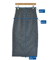 MACPHEE（マカフィー）ロング・マキシ丈スカート 紺 サイズ:36(M位) レディース/2200608581033