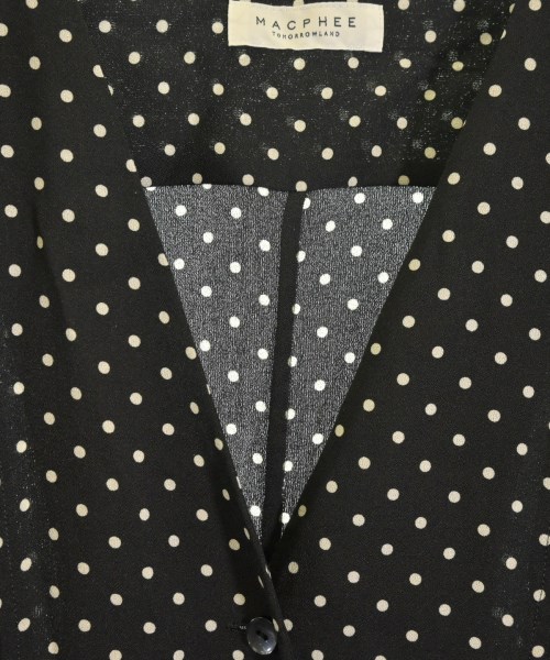 MACPHEE（マカフィー）ワンピース 黒 サイズ:36(M位) レディース/2200608581088