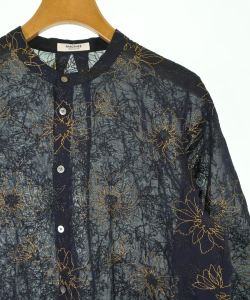 MACPHEE（マカフィー）カジュアルシャツ 紺 サイズ:36(M位) レディース/2200617897026