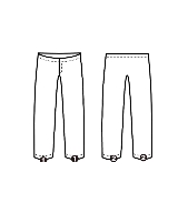 MACPHEE（マカフィー）カーゴパンツ 白 サイズ:32(XS位) レディース/2200614399196