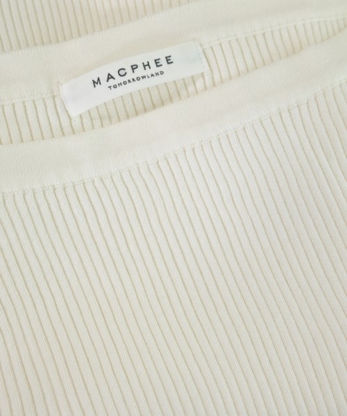 MACPHEE（マカフィー）ニット・セーター 白 サイズ:S レディース/2200615359038