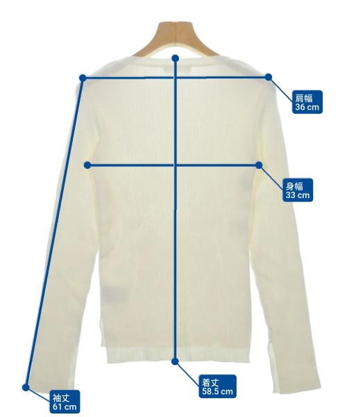 MACPHEE（マカフィー）ニット・セーター 白 サイズ:S レディース/2200615359038