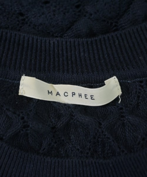 MACPHEE（マカフィー）ニット・セーター 紺 サイズ:S レディース/2200617783022