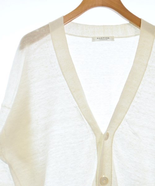 MACPHEE（マカフィー）カーディガン 白 サイズ:S レディース/2200615123172