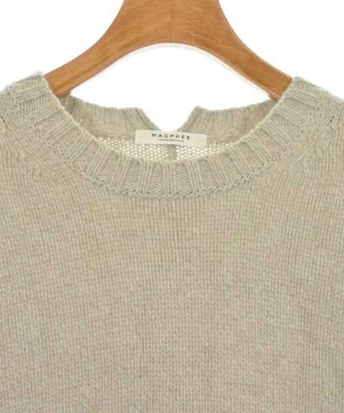 MACPHEE（マカフィー）ニット・セーター ベージュ サイズ:S レディース/2200618707058
