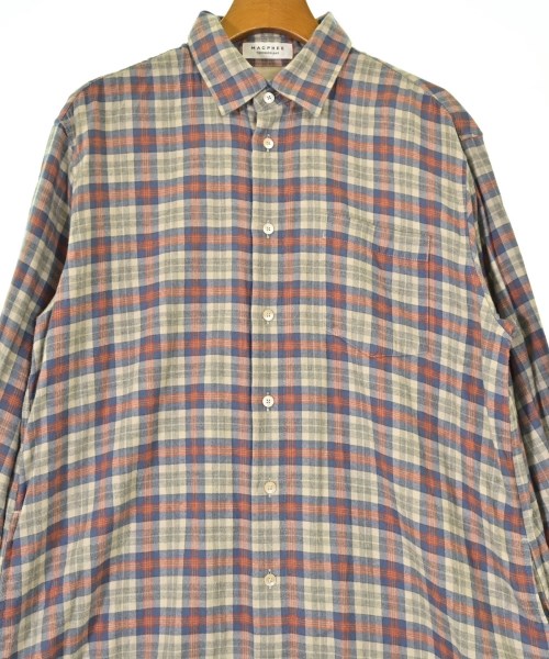 MACPHEE（マカフィー）シャツワンピース グレー サイズ:36(M位) レディース/2200613865036