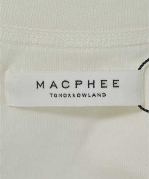 MACPHEE（マカフィー）タンクトップ 白 サイズ:S レディース/2200619169022