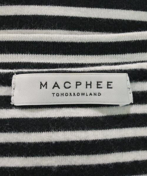 MACPHEE（マカフィー）Tシャツ・カットソー 黒 サイズ:S レディース/2200611491077