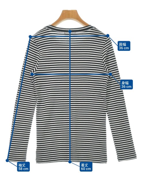 MACPHEE（マカフィー）Tシャツ・カットソー 黒 サイズ:S レディース/2200611491077