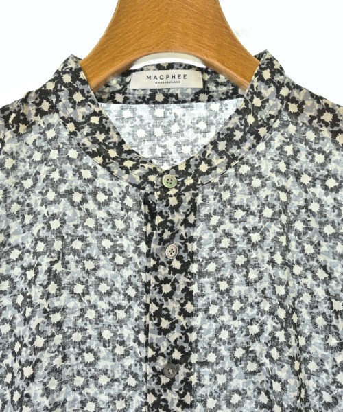 MACPHEE（マカフィー）シャツワンピース 黒 サイズ:36(M位) レディース/2200610999048