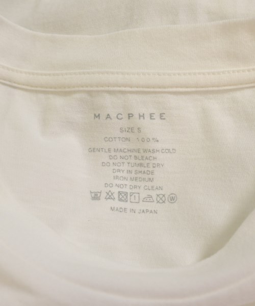 MACPHEE（マカフィー）ノースリーブ 白 サイズ:S レディース/2200611861146