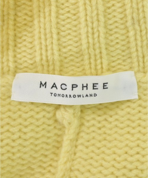 MACPHEE（マカフィー）ニット・セーター 黄 サイズ:S レディース/2200620429092