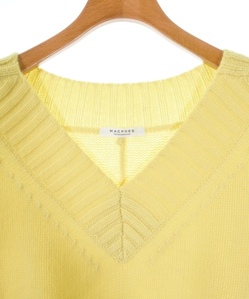 MACPHEE（マカフィー）ニット・セーター 黄 サイズ:S レディース/2200620429092